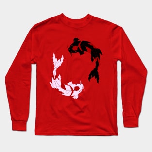 koi fishes ying-yang Long Sleeve T-Shirt